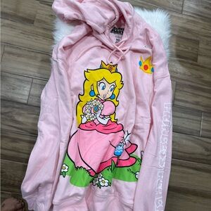 Nintendo Pink Princess Peach Hoodie